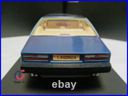 PMC 118 Aston Martin Lagonda 1986 Silver Blue Four Door Luxury Sedan Model