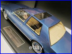 PMC 118 Aston Martin Lagonda 1986 Silver Blue Four Door Luxury Sedan Model