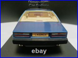PMC 118 Aston Martin Lagonda 1986 Silver Blue Four Door Luxury Sedan Model