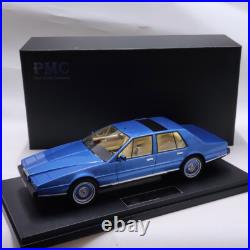 PMC Resin Model Car 1/18 Aston Martin Lagonda 1986 Blue limited edition Model