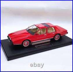PMC Resin Model Car 1/18 Aston Martin Lagonda 1986 Red limited edition Model