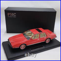 PMC Resin Model Car 1/18 Aston Martin Lagonda 1986 Red limited edition Model