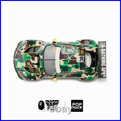 Pop Race Aston Martin GT3 Bathing Ape 118 Scale Diecast Car