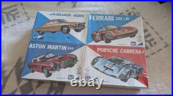 Porsche Ferrari Jaguar Aston Martin MPC Models RARE 4 Pack 1/32 Scale