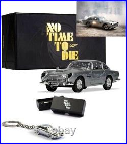 RARE SET? CORGI James Bond Aston Martin DB5 Car + Aston Martin DB5 Keyring NIB