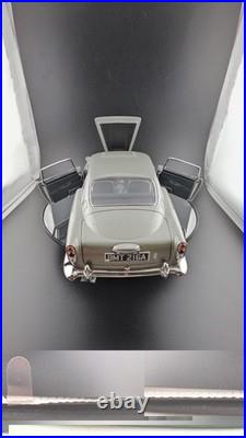 Rare 1/18 AUTOart Silver Aston Martin DB5 James Bond READ