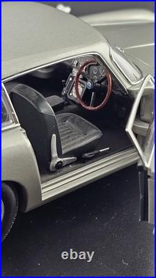 Rare 1/18 AUTOart Silver Aston Martin DB5 James Bond READ