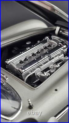 Rare 1/18 AUTOart Silver Aston Martin DB5 James Bond READ