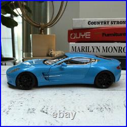 Rare AUTOart 118 Scale Car Model For ASTON MARTIN One-77 Blue WithCertification