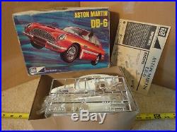 Rare! Vintage MPC 1/25 scale Aston Martin DB-6 model car kit