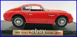 Road Signature 1/18 Scale Model Car 92729 1961 Aston Martin DB4 Zagato Red
