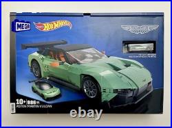 SEALED SOLD OUT MEGA Hot Wheels Aston Martin Vulcan Vehicle Building Kit IN HAND