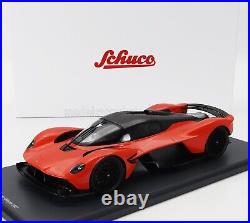 Schuco ASTON MARTIN VALKYRIE 2021 COSMOS ORANGE with Showcase 1/18 Scale New Schuco ASTON MARTIN VALKYRIE 2021 COSMOS ORANGE with Showcase 1/18 Scale New