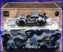 Set Of 3 Pop Race BAPE(R) x Aston Martin GT3 164 Scale Diecast Car