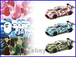 Set Of 3 Pop Race BAPE(R) x Aston Martin GT3 164 Scale Diecast Car