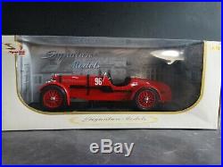 Signature 1934 Aston Martin Le Mans Red #96 118 Scale Diecast Metal Model Car