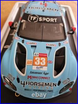 Signed 2021 Aston Martin Vantage AMR #33 TF Sport 24H Le Mans SPARK 118 scale