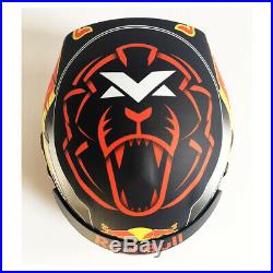 Signed Max Verstappen 1/2 Scale Helmet Aston Martin Red Bull Racing F1