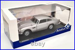 Solido 1/18 Aston Martin DB5 Birch Silver 1964 Diecast Scale model car