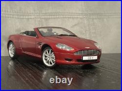 Solido 1/18 Aston Martin DB9 Volante 2005 Red Diecast Scale Car Missing Mirros