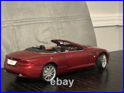 Solido 1/18 Aston Martin DB9 Volante 2005 Red Diecast Scale Car Missing Mirros