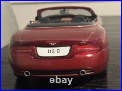 Solido 1/18 Aston Martin DB9 Volante 2005 Red Diecast Scale Car Missing Mirros