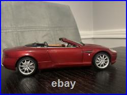 Solido 1/18 Aston Martin DB9 Volante 2005 Red Diecast Scale Car Missing Mirros