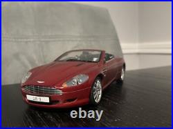 Solido 1/18 Aston Martin DB9 Volante 2005 Red Diecast Scale Car Missing Mirros