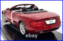 Solido 1/18 Aston Martin DB9 Volante 2005 Red Diecast Scale Model Car