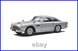 Solido Aston Martin Db5 1/18 Scale Diecast Model Car, 1964 (Silver Birch), Jame