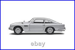 Solido Aston Martin Db5 1/18 Scale Diecast Model Car, 1964 (Silver Birch), Jame