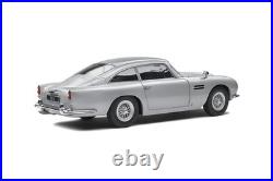 Solido Aston Martin Db5 1/18 Scale Diecast Model Car, 1964 (Silver Birch), Jame