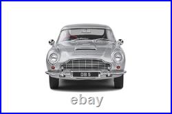 Solido Aston Martin Db5 1/18 Scale Diecast Model Car, 1964 (Silver Birch), Jame