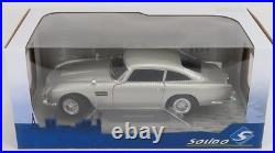 Solido Aston Martin Db5 1/18 Scale Diecast Model Car, 1964 (Silver Birch), Jame