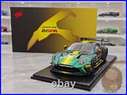 Spark 118 Aston Martin AMR GT3 2024 Resin Diecast Model Car Hobby gifts Green