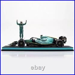 Spark 1/18 Aston Martin AMR22 GP Abu Dhabi 2022 #5 S. Vettel Last Race 18WS012