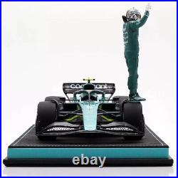 Spark 1/18 Aston Martin AMR22 GP Abu Dhabi 2022 #5 S. Vettel Last Race 18WS012