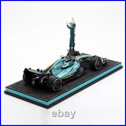 Spark 1/18 Aston Martin AMR22 GP Abu Dhabi 2022 #5 S. Vettel Last Race 18WS012