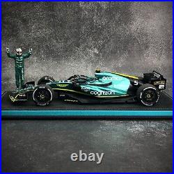 Spark 1/18 Aston Martin AMR22 GP Abu Dhabi 2022 #5 S. Vettel Last Race 18WS012