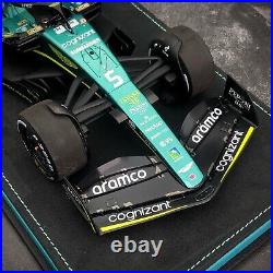 Spark 1/18 Aston Martin AMR22 GP Abu Dhabi 2022 #5 S. Vettel Last Race 18WS012