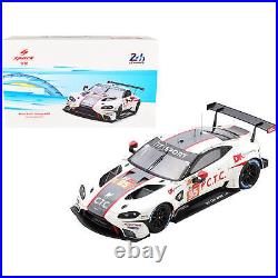Spark 1/18 Scale Model Car Aston Martin Vantage AMR #95 Black with White and Red