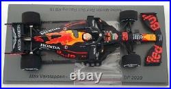 Spark 1/43 Scale Model Car S6479 Aston Martin Red Bull Racing RB16 1st GP'20