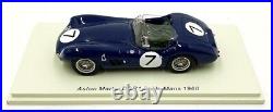 Spark 1/43 Scale S2443 Aston Martin DBR1 3rd Le Mans 1960 #7