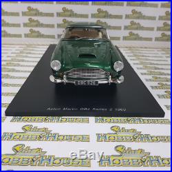 Spark Models 1/18 Scale Aston Martin DB4 Series II 1960 in Sea Green