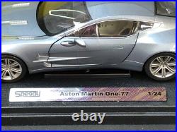 Speedy 124 Diecast Model Car GRAY/SILVER ASTON MARTIN ONE-77 New in Box Speedy 124 Diecast Model Car GRAY/SILVER ASTON MARTIN ONE-77 New in Box