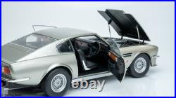 Stirling Scale 118 Aston Martin V8 Vantage 1986 (X-Pack) Birch Silver Meta