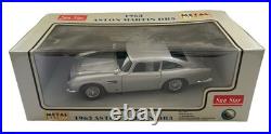 Sun Star 118 Scale Aston Martin DB5 Diecast 1005 Silver Boxed Sun Star 118 Scale Aston Martin DB5 Diecast 1005 Silver Boxed