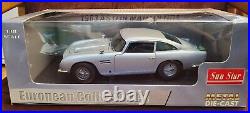 Sun Star 1963 Aston Martin DB5 Diecast Car 118 Scale. Silver Grey