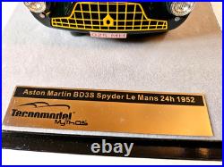 Tecnomodel 1952 Aston Martin DB3S Spyder #25 Race Car UK Green 1/18 LeMans LE 80
