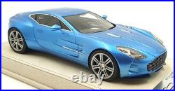 Tecnomodel 1/18 Scale TM25225 Aston Martin One 77 2010 Met Blue
